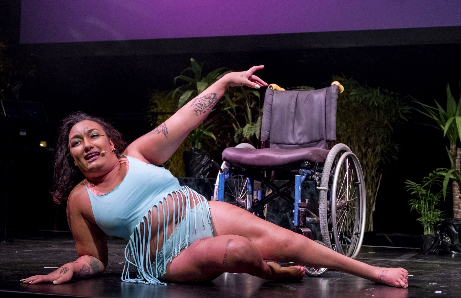 Theaterfestival No Limits 09.11 bis 18.11.2017 J & J /Jessica Huber & James Leadbitter (CH/GB) Tender Provocations of Hope and Fear. Performance im Hau Hebbel am Ufer (Hau 2). 10112017 Berlin Copyright by Michael Bause